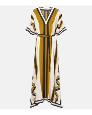 Eres Kaftan Frequence Aus Seiden-Twill - Mettallic