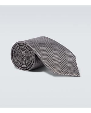 Tom Ford Silk Tie - Grey
