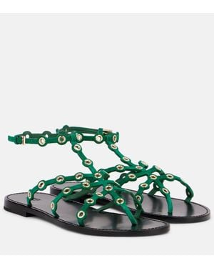 Emilio Pucci Emilio Suede Sandals - Green