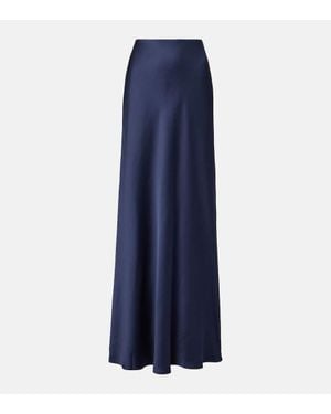 Jonathan Simkhai Maxirock Kiri Aus Satin - Blau