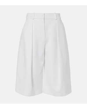 Jacquemus Le Bermuda Amalfi Crepe Shorts - White