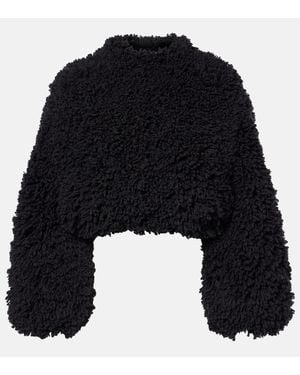 Alaïa Faux Fur Jacket - Black