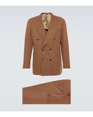 Thom Sweeney Abito Doppiopetto - Marrone