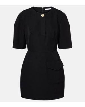 ワンピース GIVENCHY BLACK TAFFETAS MINI DRESS Givenchy Mini and short dresses for Women | Online Sale up