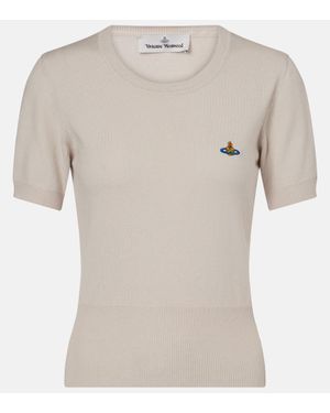 Vivienne Westwood Top Bea Aus Baumwolle Und Kaschmir - Grau