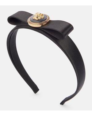 Versace Haarreif Medusa '95 Aus Satin - Schwarz