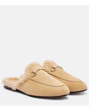Gucci Princetown Slipper, Size 35 It - Brown