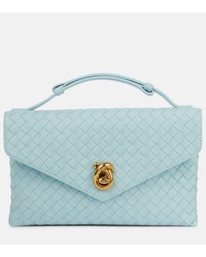 Bottega Veneta Borsa Knot Lock - Blu