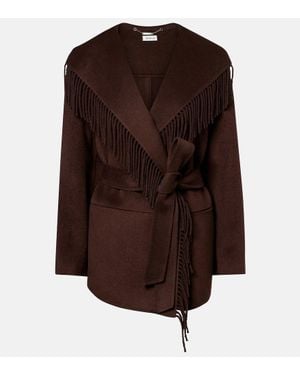 Jonathan Simkhai Jacke Rowen Aus Einem Wollgemisch - Braun