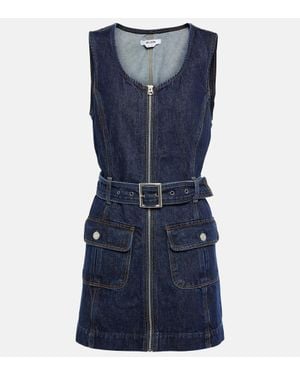 RE/DONE Robe En Jean - Bleu