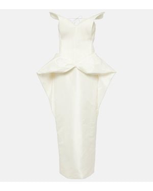 Danielle Frankel Bridal Daphne Silk Taffeta Gown - White