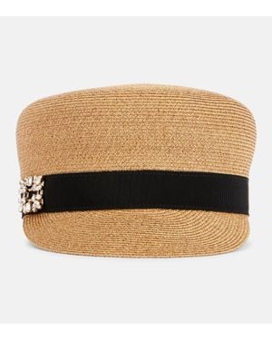 Roger Vivier Hut Mit Kristallen - Schwarz