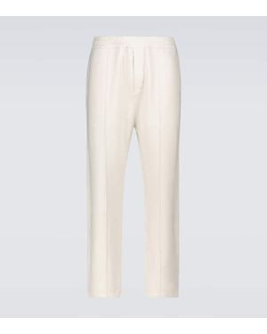 Prada Garment-Dyed Cotton Joggers - Natural