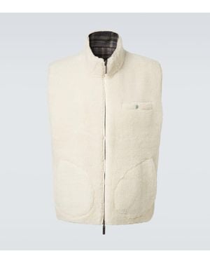 God's True Cashmere Gilet Reversibile - Bianco