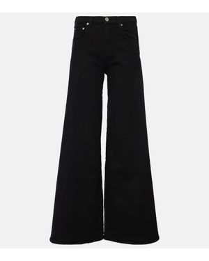 Citizens of Humanity Amari High-Rise Wide-Leg Jeans - Black