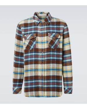 God's True Cashmere Hemd Aus Kaschmir Mit Sonnenstein - Blau