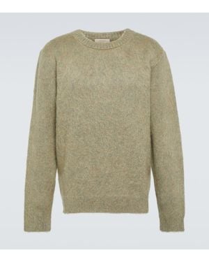 Lemaire Pullover Aus Einem Mohairgemisch - Grün