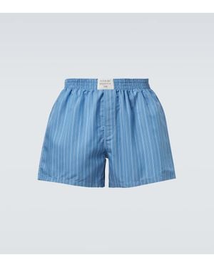 Acne Studios Striped Shorts - Blue