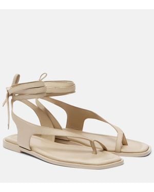 A.Emery Heidi Leather Sandals - Natural