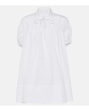 Co. Essentials Tton Poplin Blouse - White