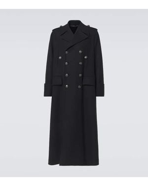 Dolce & Gabbana Mantel Aus Einem Wollgemisch - Schwarz