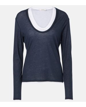 Dorothee Schumacher Layer Love Layered Jersey T-Shirt - Blue