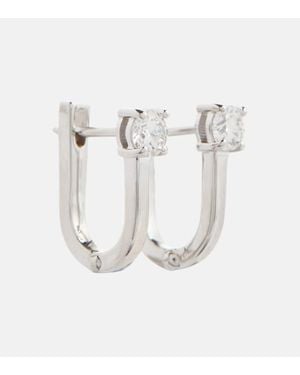 Melissa Kaye Ohrringe Aria U aus 18kt Weißgold mit Diamanten