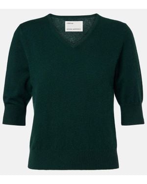 Extreme Cashmere Pullover N°400 Mel Aus Kaschmir - Grün