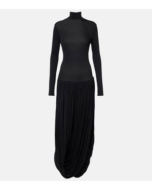 Magda Butrym Maxikleid - Schwarz