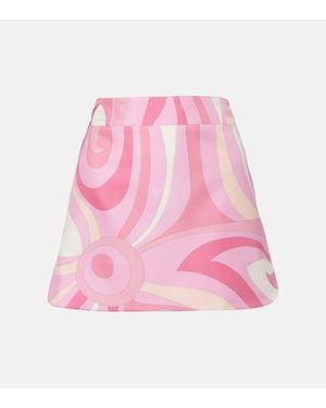 Emilio Pucci Minigonna Marmo - Rosa