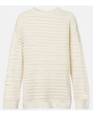 Leset Pull Lucy En Crochet De Coton - Neutre