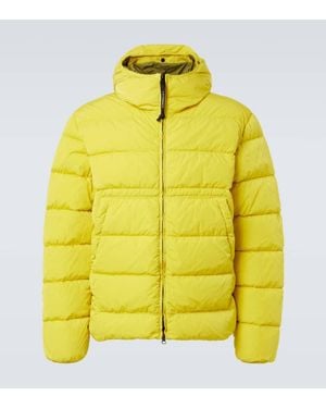 C.P. Company Hooded Down Jacket - Yellow