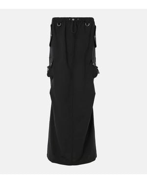 Coperni Gonna Lunga Cargo - Nero