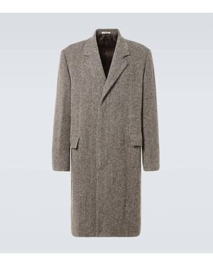 AURALEE Mantel Aus Tweed - Braun