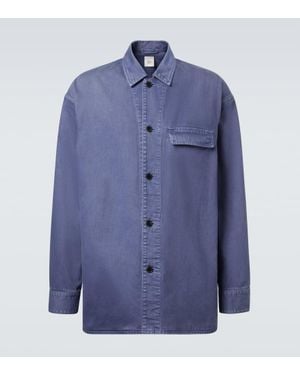 Calvin Klein Hemdjacke Kostas Aus Denim - Blau