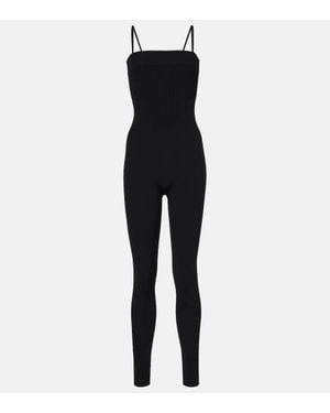 Alaïa Combinaison Bustier - Noir