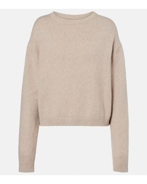 KHAITE Pullover Milo Aus Kaschmir - Natur