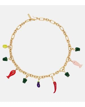 ALÉMAIS Charm Chain Necklace - Metallic