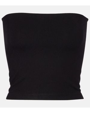 Leset Rio Jersey Tube Top - Black