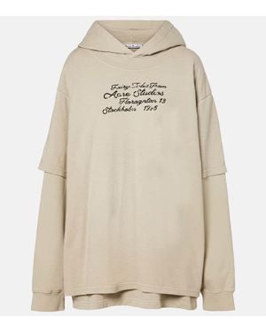 Acne Studios Layered Cotton Sweatshirt - Natural