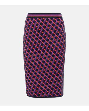 Diane von Furstenberg Midi-Rock - Lila