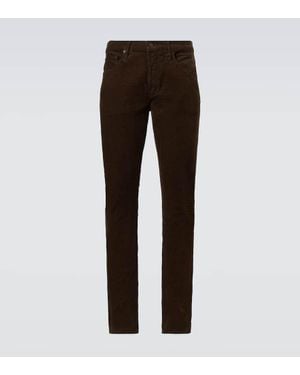 Tom Ford Mid-Rise Slim Jeans - Brown