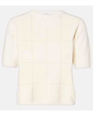 Max Mara Cropped-Top Cadore - Natur