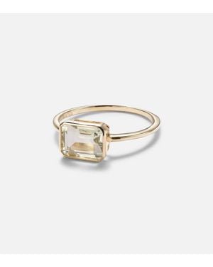 Mateo Anillo De Oro De 14 Ct Con Amatista - Blanco