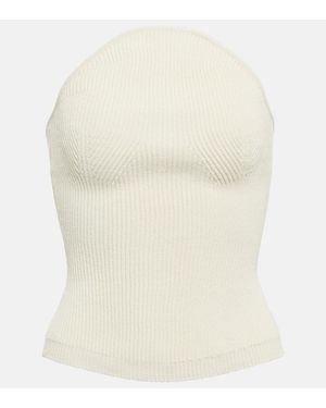 KHAITE Bustier Jericho - Bianco