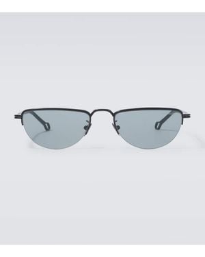 Giorgio Armani Runde Sonnenbrille Matt - Blau