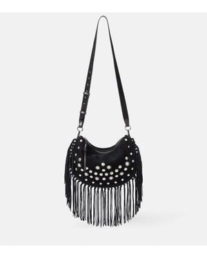 Isabel Marant Bolso Al Hombro Oskan Soft Zipped De Ante - Blanco