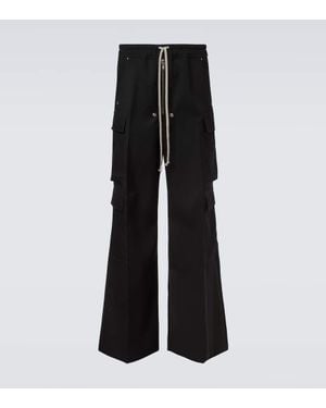 Rick Owens Cargohose Cargobelas Aus Schurwolle - Schwarz