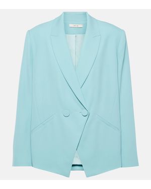 The Sei Crepe Blazer - Blue