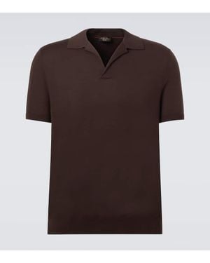 Loro Piana Polohemd Aus Baumwolle - Braun